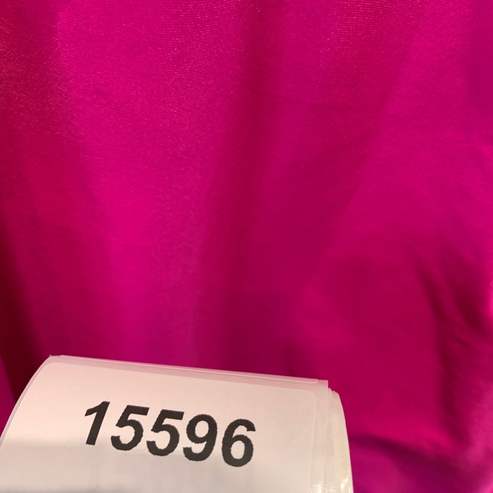 DKNY Womens Pink Ruffle V-Neck Underwire One Piece Swimsuit DIMMS691 Size S - Picture 8 of 8